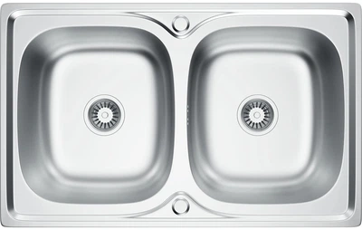 Zlew kuchenny Kernau KSS N 80 2B Satin