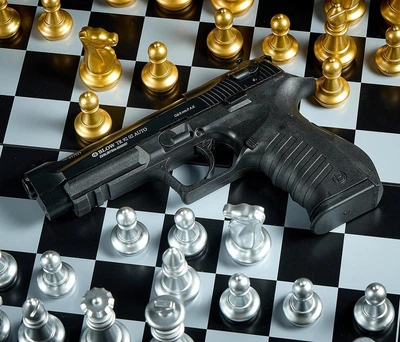 Стартовый пистолет Blow TR 92 02 с авто режим, холостой СХП Beretta 92