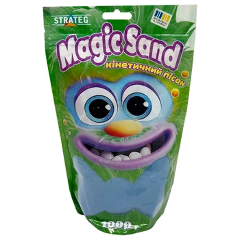 Креативное творчество "Кинетический песок Magic sand" 39404-3 голубой 1 кг