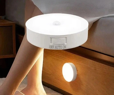 Ночник с кнопкой USB беспроводной светильник с датчиком движения LED