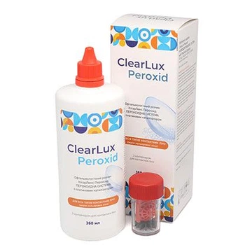 Раствор для контактных линз пероксидная система ClearLux Peroxid 360ml