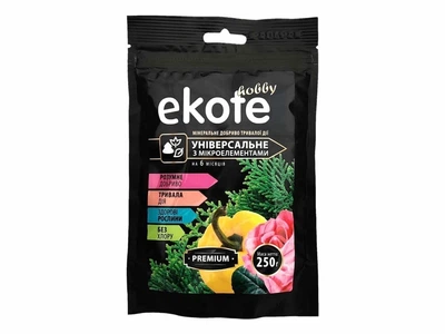 Добриво Еkote Premium універсальне з мікроелементами на 6 місяців 250 г
