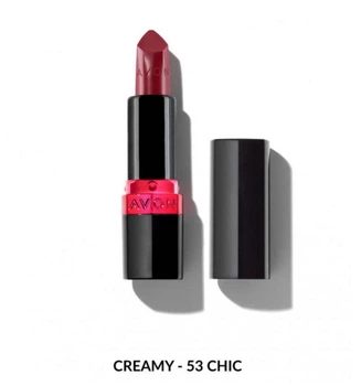 Зволожувальна кремова губна помада Avon «Ультра» Chic / Черешневий шик