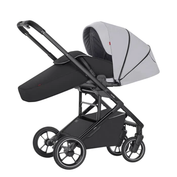 Всесезонна прогулянкова коляска Carrello Alfa CRL-5508 BF Feather Grey з реверсивним блоком