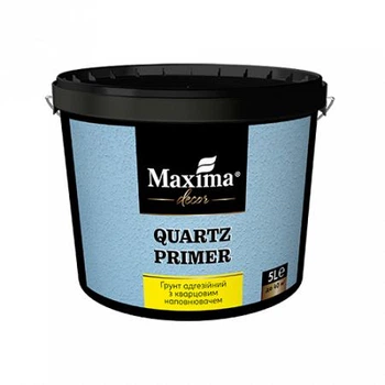 Грунт адгезионный Maxima Decor с кварцевым наполнителем Quartz Primer 5,0л