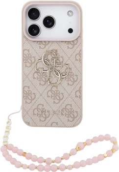 Etui Guess 4G Strap 4G Classic Logo do Apple iPhone 17 Pro Pink (GUHCP17LP4GMGSP)