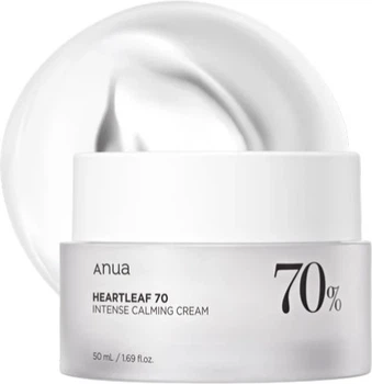 Крем для обличчя Anua Heartleaf 70% Intense Calming заспокійливий 50 мл (8809640730696)