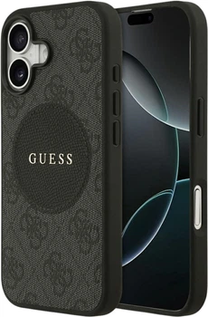 Etui Guess 4G Circle Classic Logo MagSafe do Apple iPhone 17 Black (GUHMP17SP4PGRSGK)