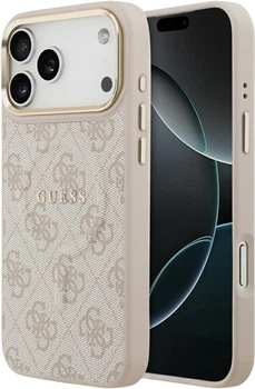 Etui Guess 4G PU Classic Logo MagSafe do Apple iPhone 17 Pro Max Pink (GUHMP17XP4MSEGCP)