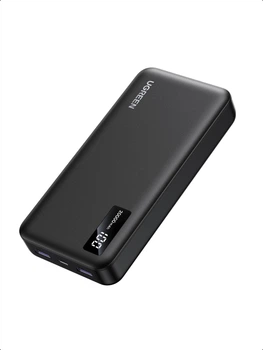 УМБ UGREEN PB312 20000mAh 22.5W 2xUSB/1xUSB-C QC/PD3.0 Fast Charging Black (25683)