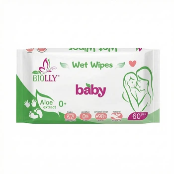 Вологі серветки для дітей Biolly Baby 60 шт.