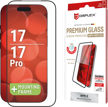 Захисне скло Displex Premium Anti-Reflective для Apple iPhone 17/17 Pro (4028778126209)