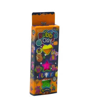 Набір для креативної творчості "Bubble Clay Fluoric" (укр) Dankotoys (109829)