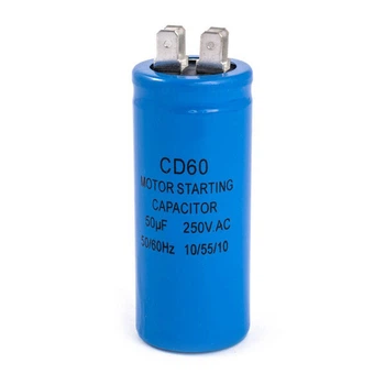 Конденсатор пусковой 50uF 220VAC 35x80mm KLS10-CD60 - 279254