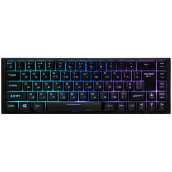 Клавиатура 2E KG350, LED, Gaming, 1.6m, black UA UCRF