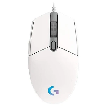 Бездротова миша Logitech G102 Lightsync, USB, 200-8000DPI, 2.1m, White (910-005824, 910-005809)
