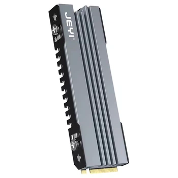 Радиатор для SSD JEYI icold-007, 78x23x10mm, Алюминий, 2280, NVME, NGFF, PS5, PC, Grey