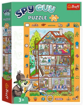 Puzzle Trefl Spy Guy: W domu 24 elementy 15593 (5900511155938)