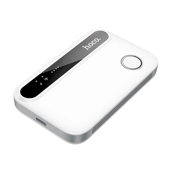 Портативный WiFi роутер маршрутизатор Hoco HI41 Mobile Portable WiFi White