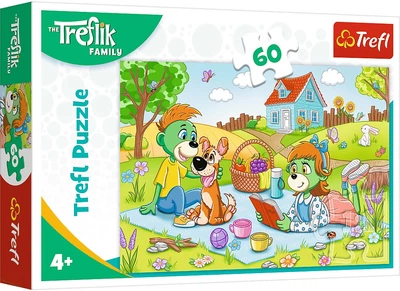 Пазл Trefl The Treflik Family: Пригоди родини Трефліків 60 елементів 17394 (5900511173949)