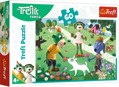 Пазл Trefl The Treflik Family: Радісний день Трефліків 60 елементів 17377 (5900511173772)