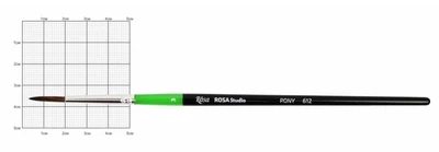 Кисть пони круглая № 3 Rosa Studio 612, 18661203