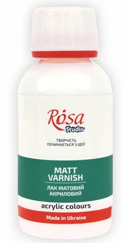 Лак акриловый матовый на водной основе 125 мл Rosa Studio, 750010103