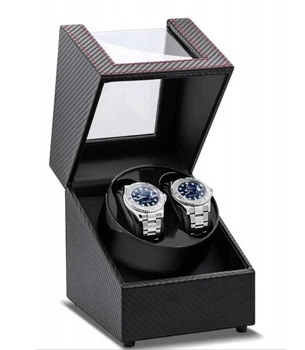 Скринька ротомат пристрій для підзаводу двох годинників Watch Winder віндер ротатор