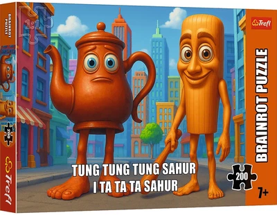 Пазл Trefl BrainRots Tung Tung Sahur 200 елементів 13364 (5900511133646)