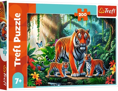Пазл Trefl Тигрові звички 200 елементів 13330 (5900511133301)