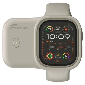 Портативний ЗП Charging Soft Case for Apple Watch 40/41mm 1200 mAh Сірий