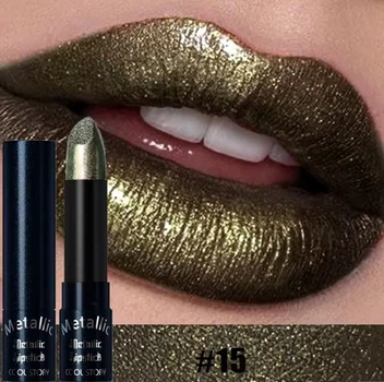 Губна помада COOL STORY №15 Metallic Glitter Lipstck