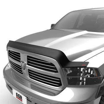 Дефлектор капота мухобойка Dodge Ram 1500 матовий 11-18 черный EGR Додж Рам WT0040134