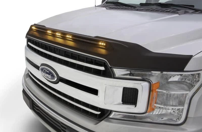 Дефлектор капота мухобойка Ford F-150 клеючий 15-20 черный AVS Форд Ф-150 WT0039285