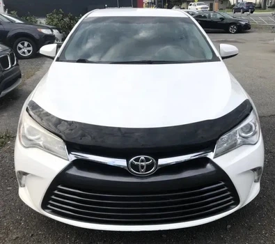 Дефлектор капота мухобійка Toyota Camry 15-17 чорний FormFit Тойота Камрі WT0040984