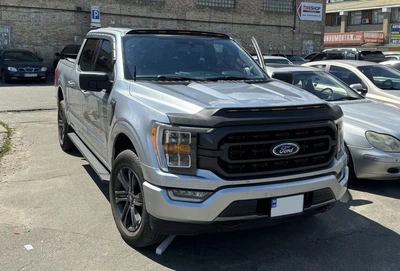 Дефлектор капота мухобойка Ford F-150 21- черный AVS Форд Ф-150 WT0039309