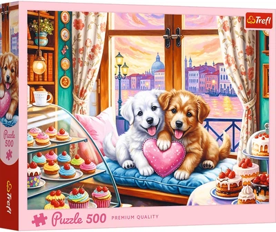Пазл Trefl Щеняча любов 500 елементів 37554 (5900511375541)