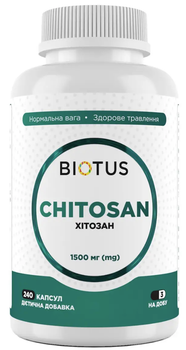 Хітозан Biotus Chitosan 1500 мг 240 капсул ARE-576046
