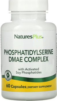 Фосфатидилсерин и ДМАЭ Nature's Plus Phosphatidylserine DMAE 60 капсул ARE-576212