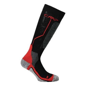 Шкарпетки CMP Ski Sock Wool 46-48 Black/Red (1097-3I49377-24BE 46/48)