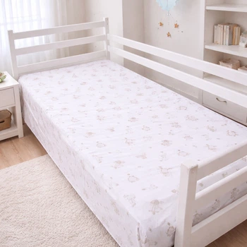Простынь MirSon Полуторная 150х220 см 17-0930 Little Meadow Ranforce Elite (2200012578360)