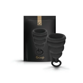 Менструальная чаша черного цвета Gvibe Gcup размер S