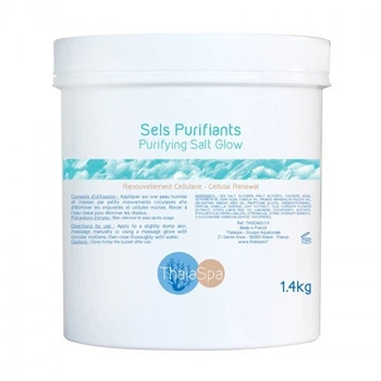 Сольовий пілінг для тіла «Шовковистий» Thalaspa Purifying Salt Glow, 1,4 кг