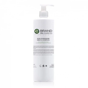Дренирующее масло для тела с экстрактом фенхеля Ebrand Olio Massaggio Drenante, 500 мл.