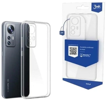 Панель 3MK Clear Case для Xiaomi 12/12X Transparent (5903108459617)