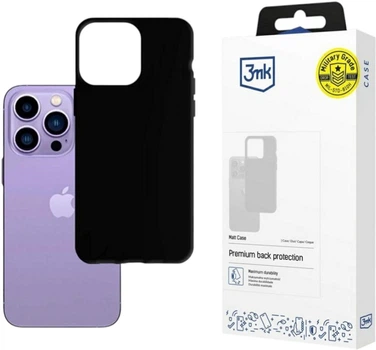 Etui 3MK Matt Case Apple iPhone 14 Pro Black (3M004025)