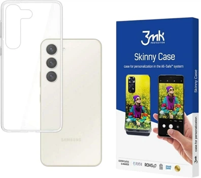 Панель 3MK All-Safe Skinny Case для Samsung Galaxy S23+ S916 Прозорий (5903108511759)