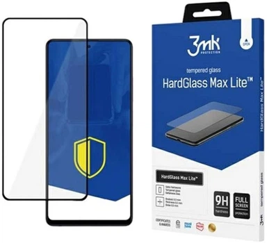 Szkło hartowane 3MK HardGlass Max Lite dla Xiaomi Redmi Note 12 Pro / Poco X5 Pro czarne (5903108496735)