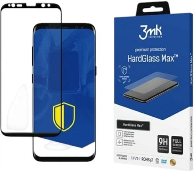 Szkło hartowane 3MK HardGlass Max dla Samsung Galaxy (SM-G950) S8 czarne (5901571124575)