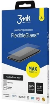 Захисне скло 3MK FlexibleGlass Max для Samsung Galaxy S23 Black (5903108515108)